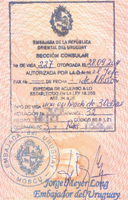 Уругвайская виза